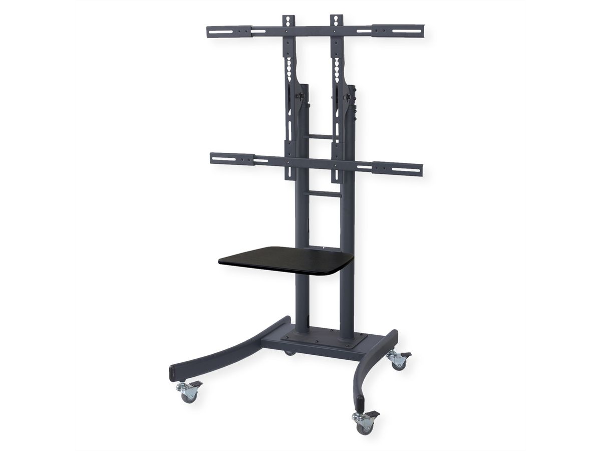 VALUE LCD/TV Mobile Cart, heavy weight (up to 125kg), black