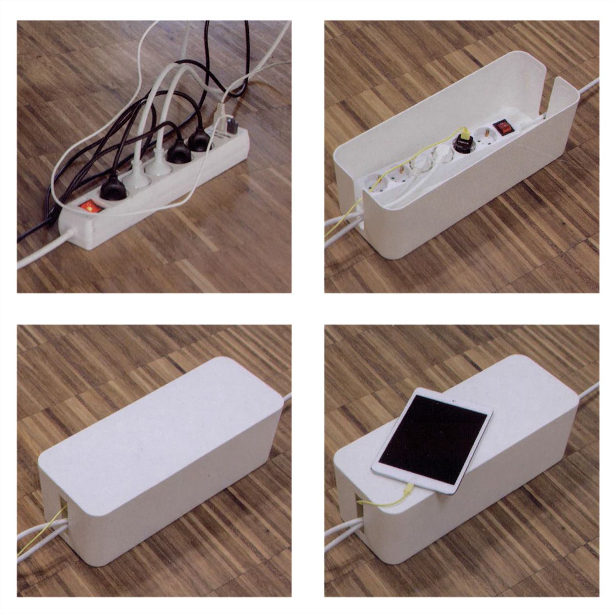 VALUE Cable Box, large, wit Nederland GmbH