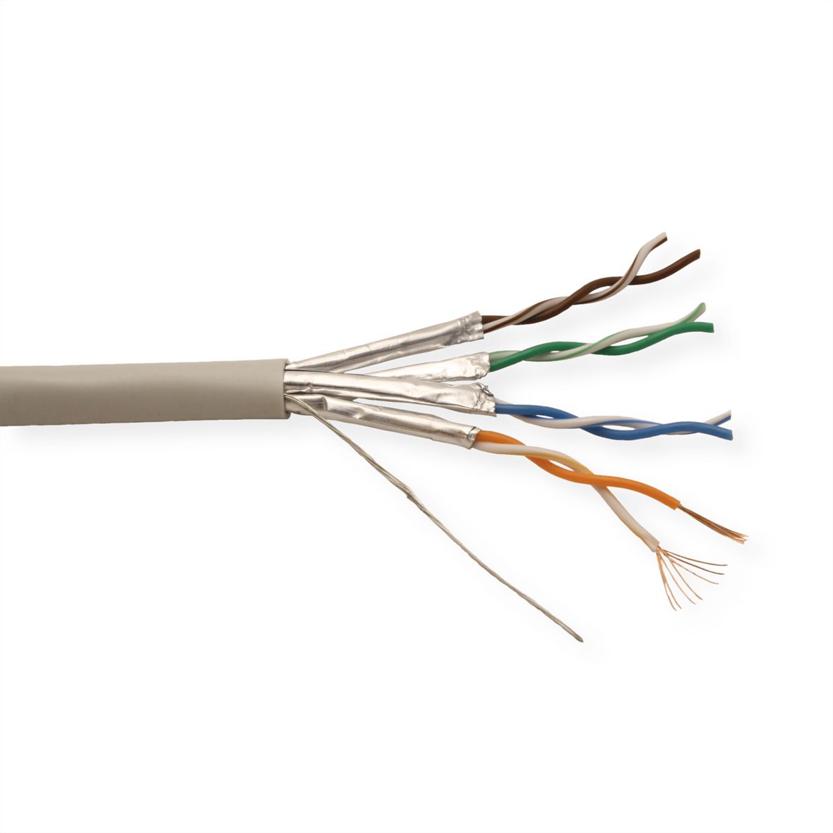 Fascinerend scherp Resistent ROLINE UTP Kabel, Cat.6A (Class EA), Soepel, 300m - SECOMP Nederland GmbH