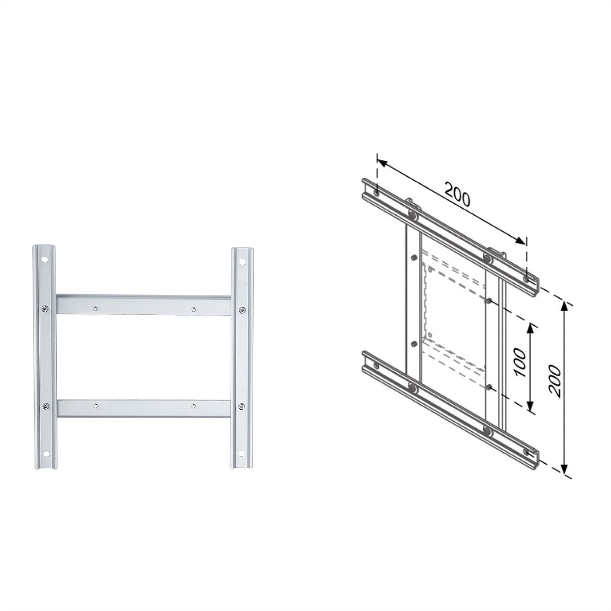 ROLINE VESA Adapter 100x100 - 200x200, variabel