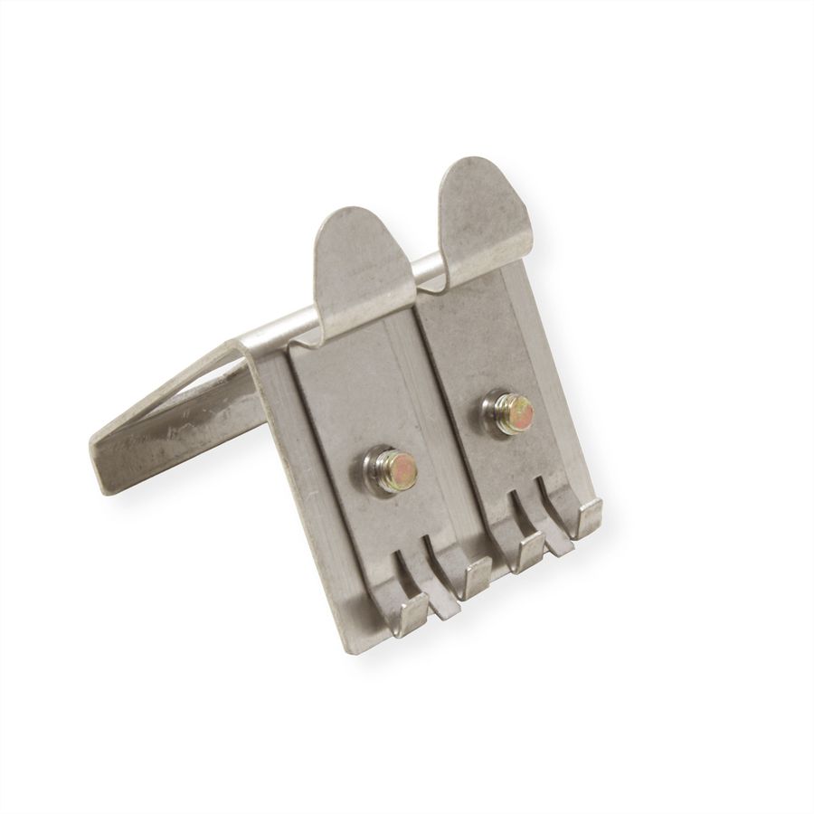ROLINE DIN Rail Adapter, empty, for 2x Keystones