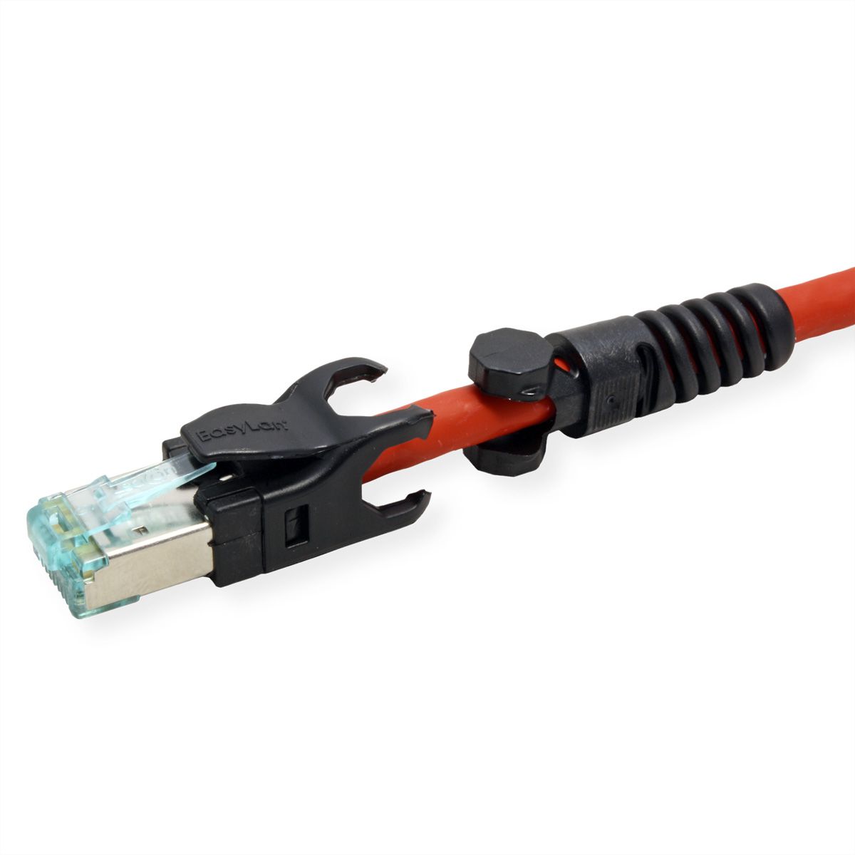EasyLan VarioBoot patchkabel Cat.6A, S/FTP, rood, 2 m