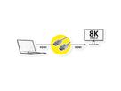 ROLINE HDMI 8K (7680 x 4320) Ultra HD Cable + Ethernet, M/M, Coaxial, Ultra-Slim, black, 1.5 m