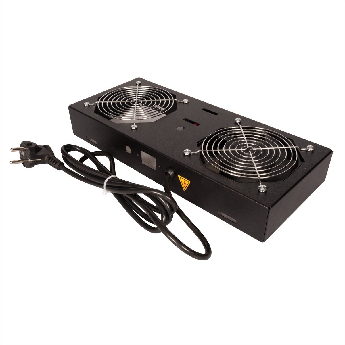 ROLINE Fan unit with 1 fan, for 19" Wall Cabinet black