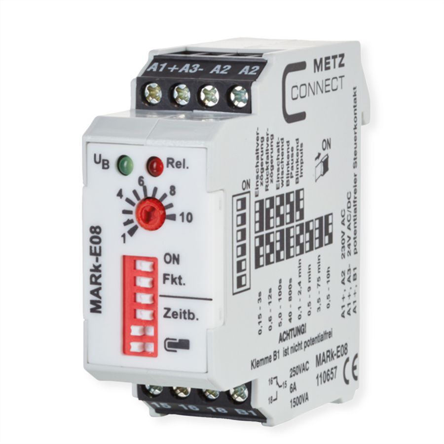 METZ CONNECT MARk-E08 230 V AC, 24 V AC/DC tijdrelais