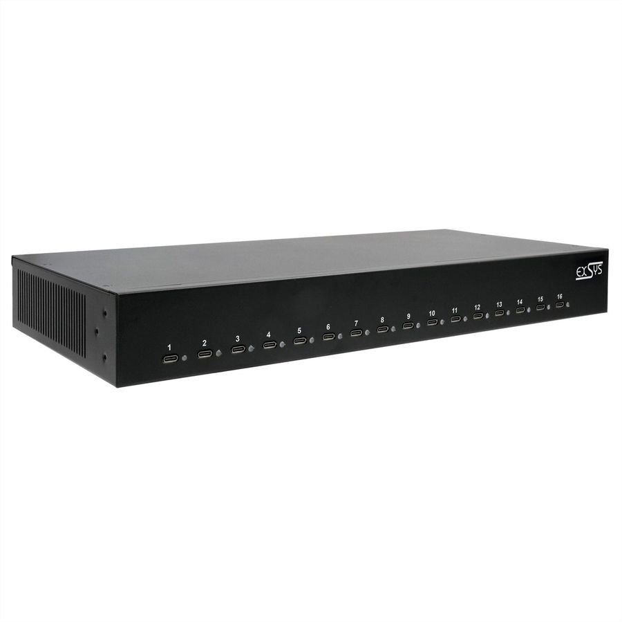EXSYS EX-11017 16-Port USB-C High Power Charger 1008W