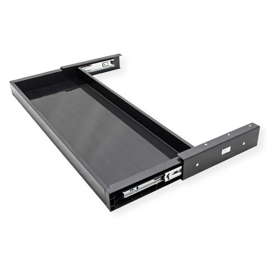 VALUE Ultra-Slim Underdesk Mount Storage Drawer, 758 mm width, black