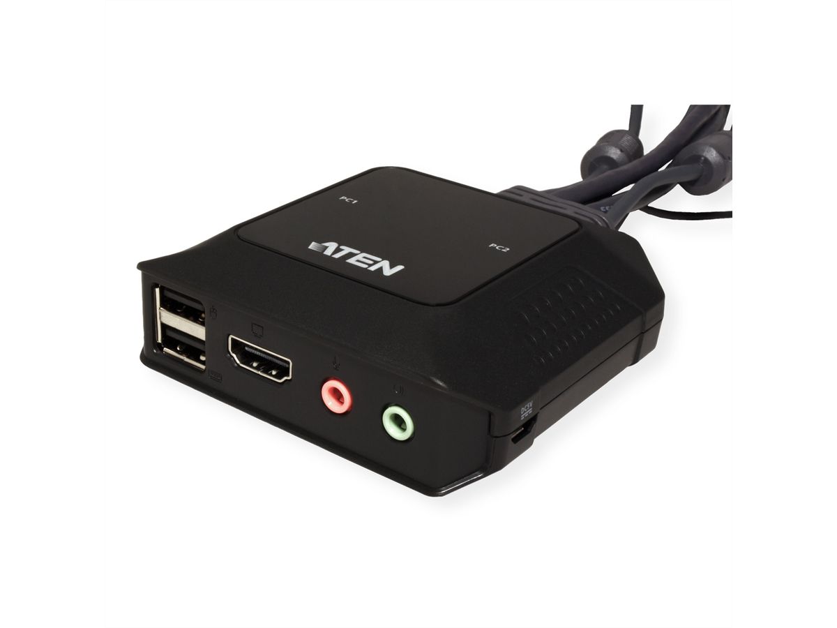 ATEN CS22H 2-Poorts USB 4K HDMI KVM Switch