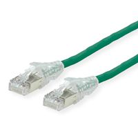 DÄTWYLER patchkabel Cat.6 (klasse E) S/FTP, CU 7702 flex LSOH, Hirose TM21, groen, 1 m