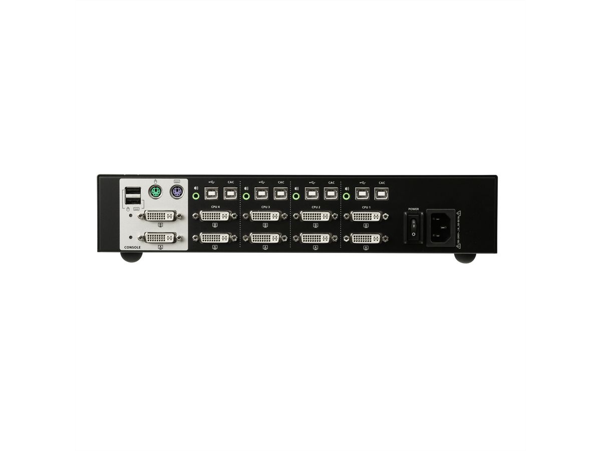 ATEN CS1144D 4-Poorts USB DVI Dual Display Secure KVM Switch