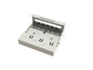 EasyLan Desk Consolidation Point Panel, for 6x Keystone, RAL7035