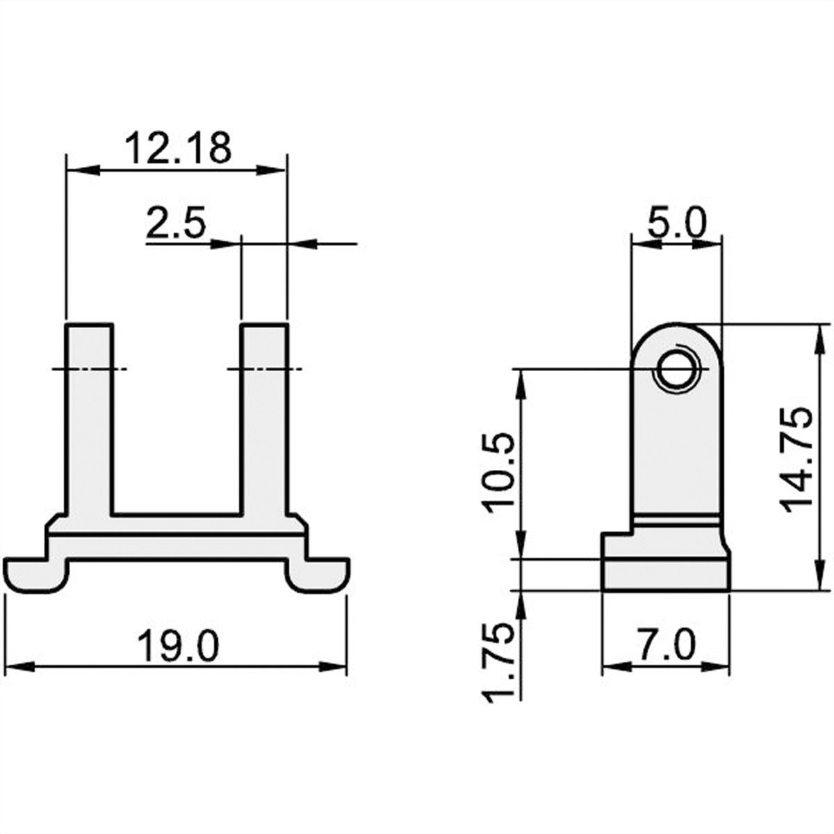 SCHROFF cilinderkopschroef, Torx, staal verzinkt, zelfborgende schroefdraad, M2,5 x 6 mm