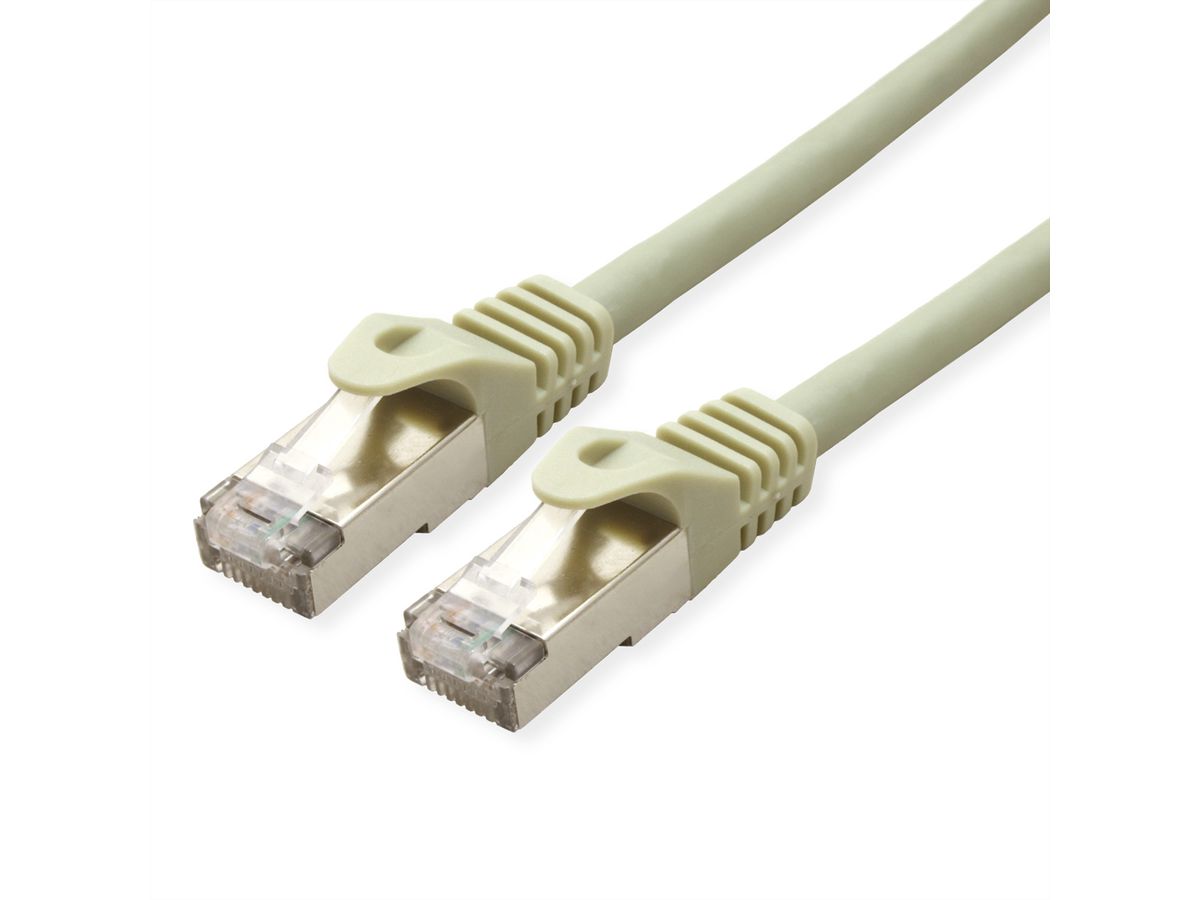 VALUE S/FTP Patch Cord Cat.6A (Class EA), solid, LSOH, grey, 50 m