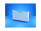 SCHROFF Document Pocket, A4, Steel, RAL 7035