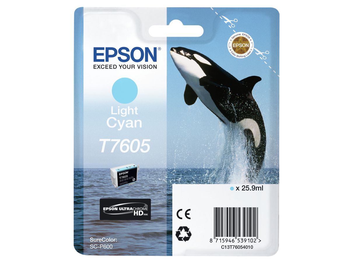 Epson T7605 lichtcyaan