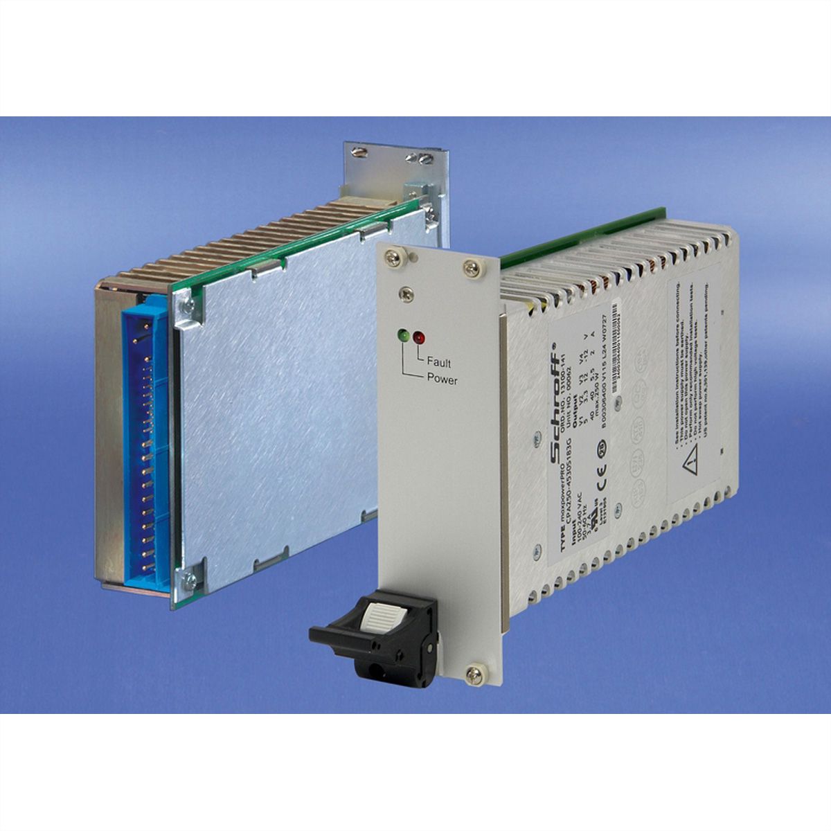 SCHROFF PSU 19" for CompactPCI, DC/DC, 3 U, 8 HP