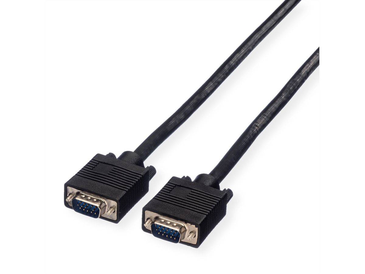 VALUE HQ VGA kabel HD15 M/M, 10 m