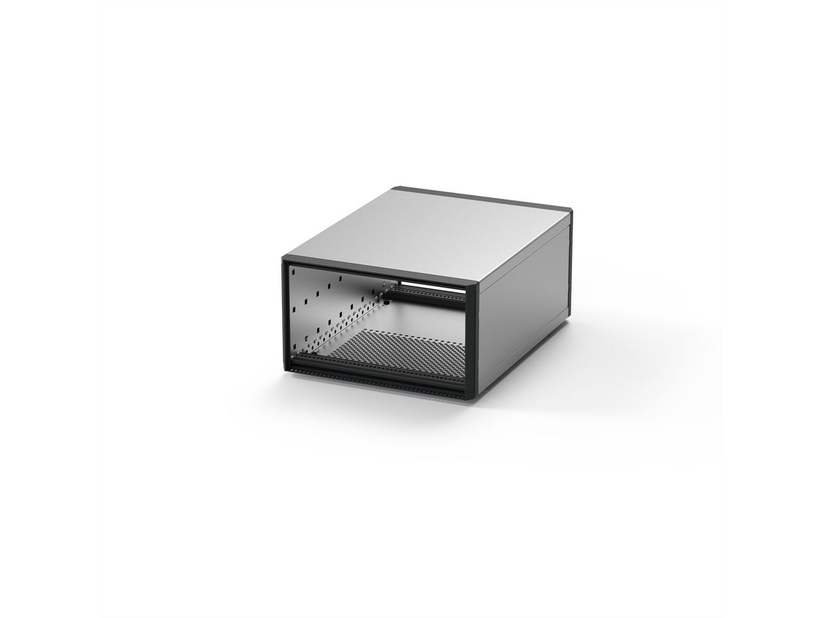 SCHROFF RatiopacPRO, Desktopbehuizing, achteraf aan te brengen afscherming, frontafwerking, 3 HE, 42 HE, 255 mm