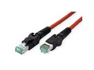 EasyLan VarioBoot patchkabel Cat.6A, S/FTP, rood, 2 m