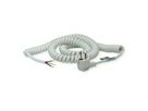 BACHMANN Wendelleitung 1-4m weiss, H05VV-F 3G1,5mm² AEH/CEE7/7
