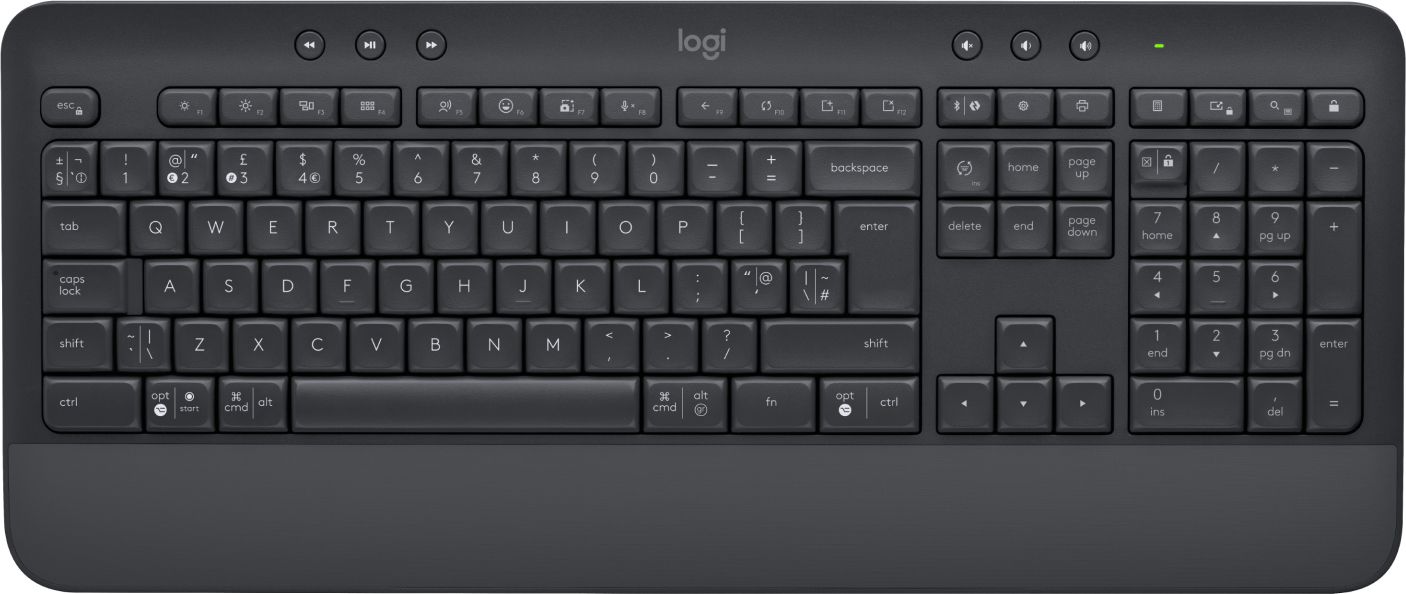 Logitech Signature K650 toetsenbord Bluetooth QWERTY Brits Engels Grafiet