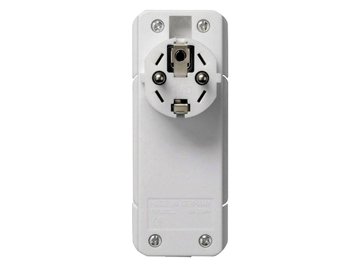 BACHMANN SMART PLUG earthing contact mounting plug, white