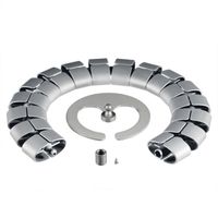 Kabelschlange® Premium Set Silber 75cm