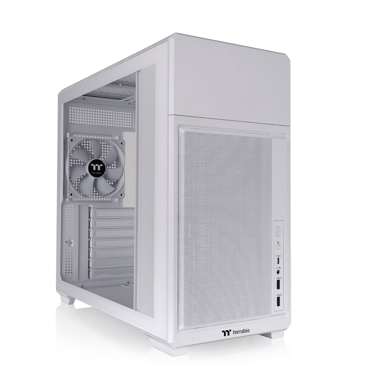 Thermaltake TR300 TG Mid Tower Case, Snow White