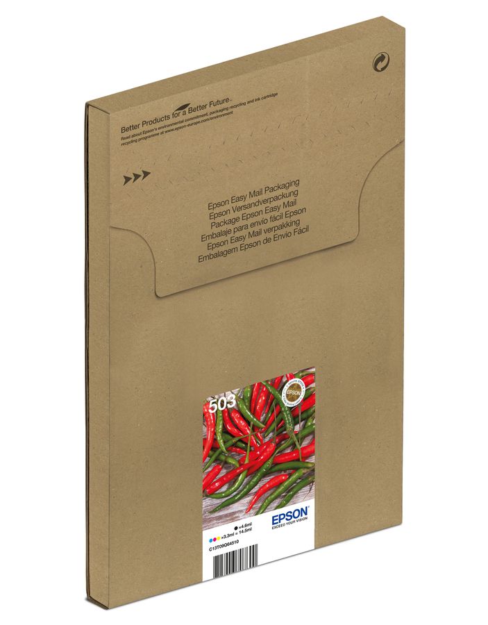 Epson 503 EasyMail inktcartridge 4 stuk(s) Origineel Normaal rendement Zwart, Cyaan, Magenta, Geel