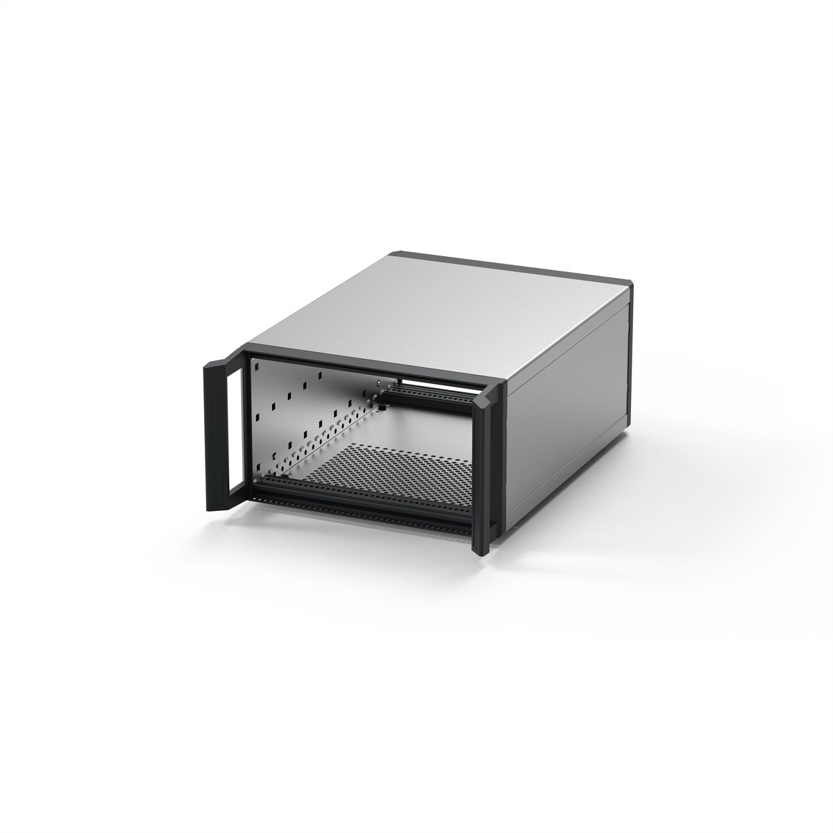 SCHROFF RatiopacPRO 19" Case, Retrofittable Shielding With Handles, 3 U, 42 HP, 315 mm