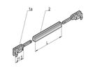 SCHROFF Guide Rail Accessory Type, PC, 280 mm, 2 mm Groove Width, Multi-Piece, Red/Silver, 10 Pieces