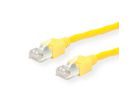 KERPEN D1-20 SF/U konf.Cat.5e (Class D), HiRose, crossed, geel, 20 m