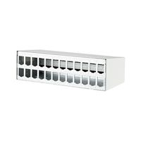 METZ CONNECT Module AP behuizing 2x12 poort zuiver wit RAL9010