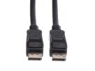 VALUE DisplayPort kabel, DP M/M, zwart, 7,5 m