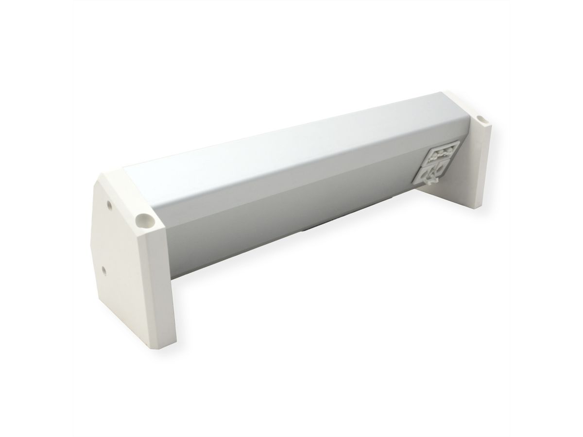 BACHMANN DESK 2xUTE 1xUSB A/C 22W 1xSwitch GST18 RAL9010