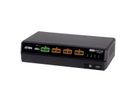 ATEN CS1144DPH4C 4-Port USB 5K DP/HDMI Dual Bildschirm Universal Secure KVM Switch , mit Cardreader