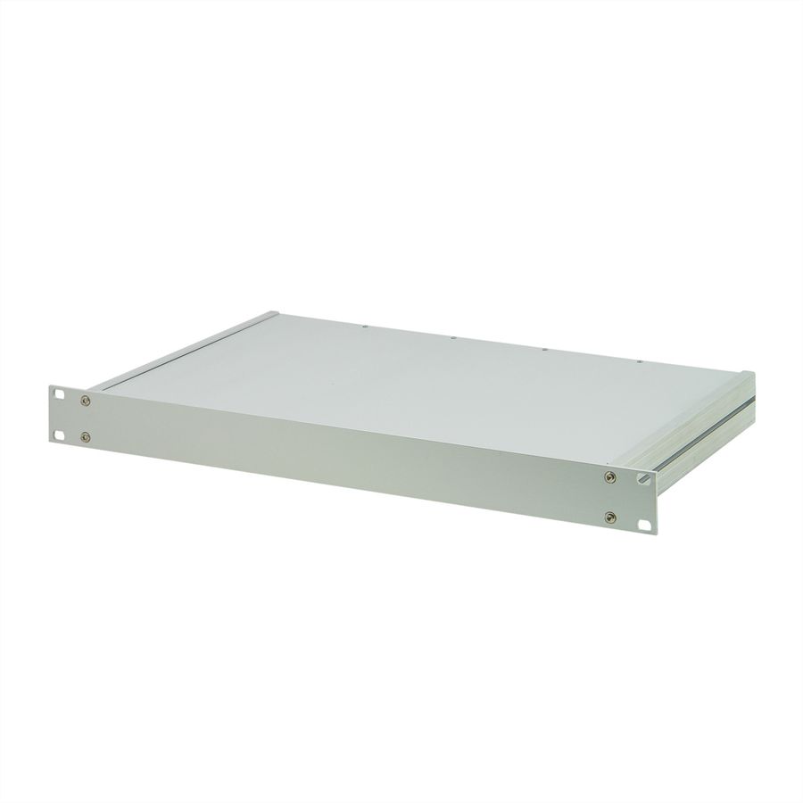 SCHROFF MultipacPRO 19" Chassis, Aluminum, Plain Top and Base, 3 U, 280 mm