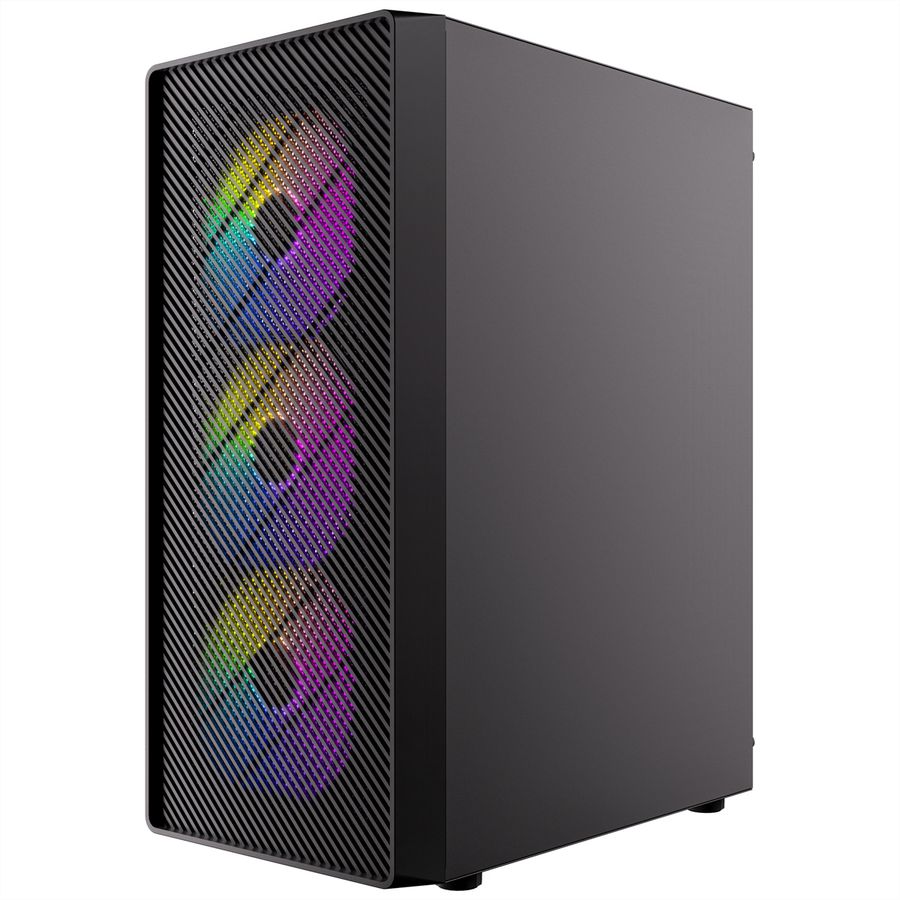 ANTEC AX26 RGB Elite PC case Midi Tower Gaming ATX, black