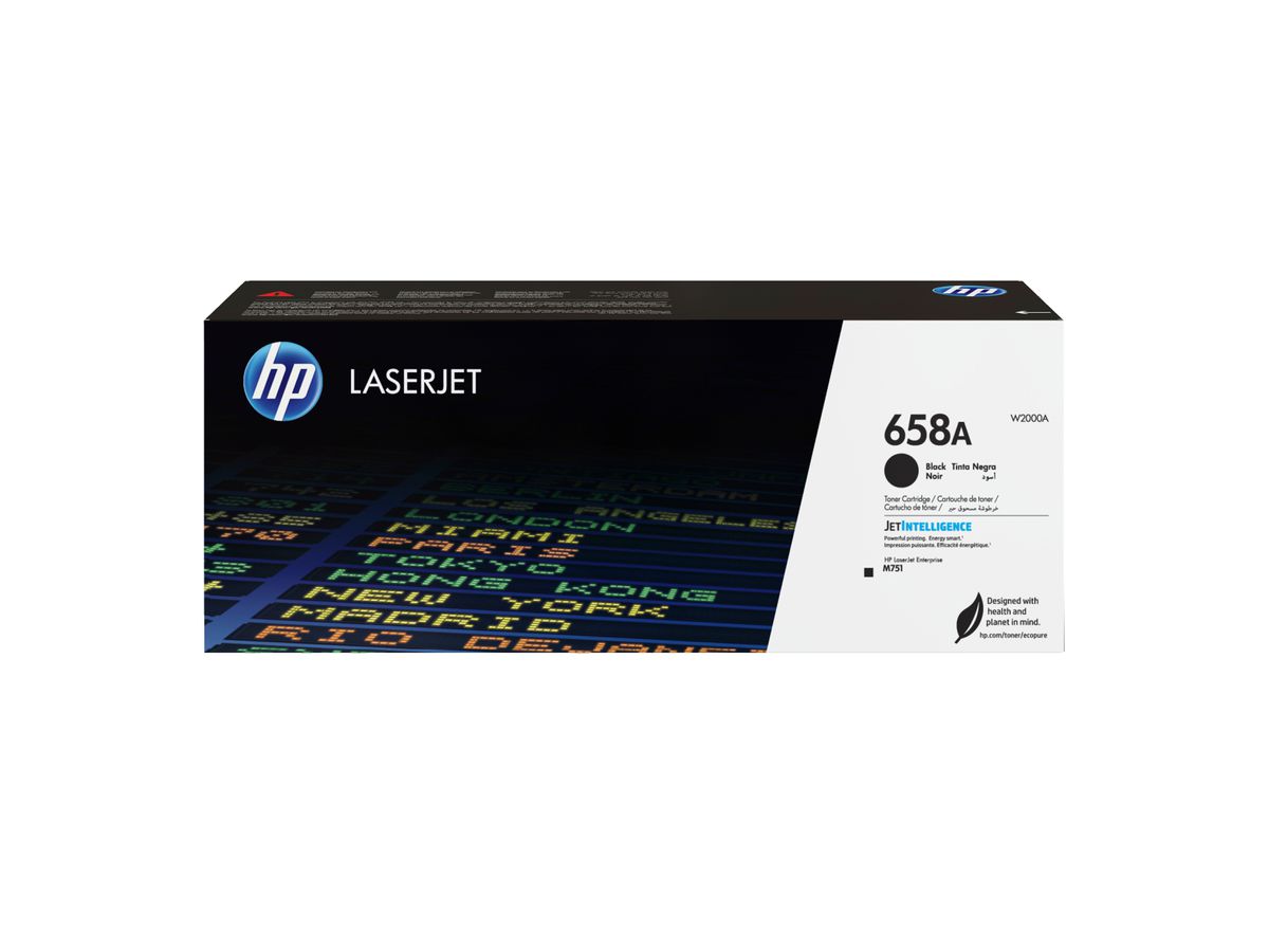 HP 658A originele zwarte LaserJet tonercartridge