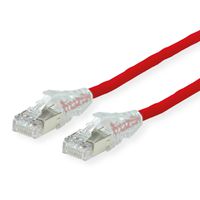 DÄTWYLER patchkabel Cat.6 (klasse E) S/FTP, CU 7702 flex LSOH, Hirose TM21, rood, 1 m