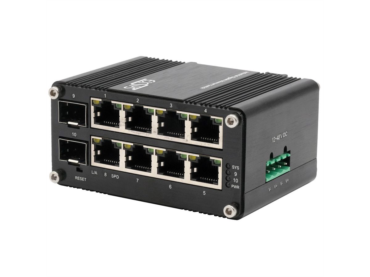 EX-62035M-SFP 10-poorts industriële gigabit miniswitch Web Managed