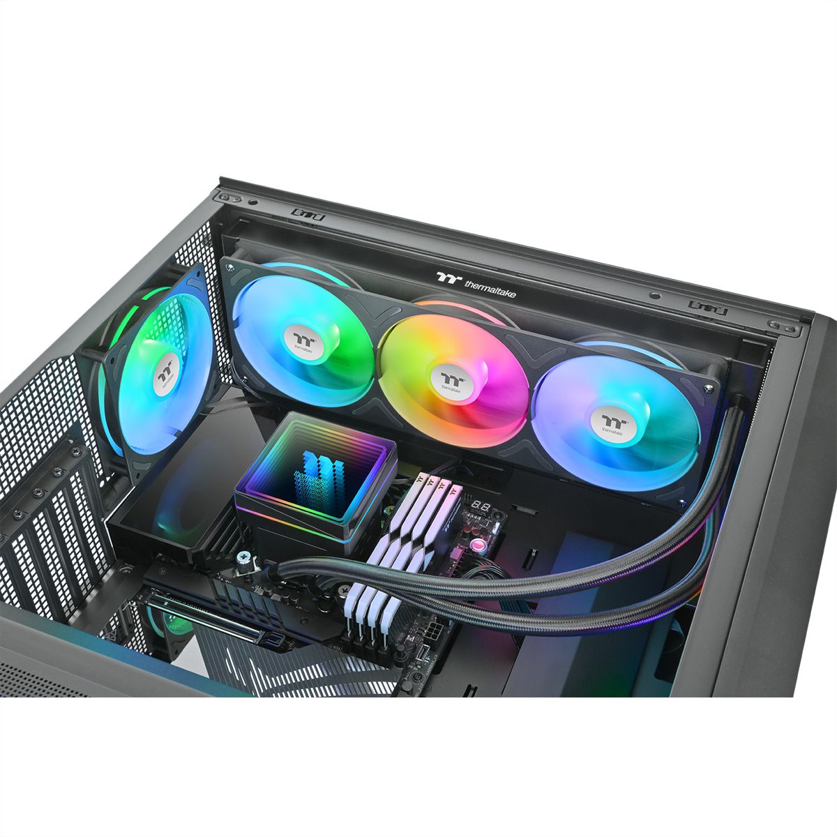 Thermaltake TH360 V3 ARGB Sync CPU-Wasserkühlung, Schwarz