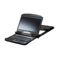 ATEN CL3884NW 4-poorts Multi View Dual Rail WideSceen LCD KVM, DE-Layout