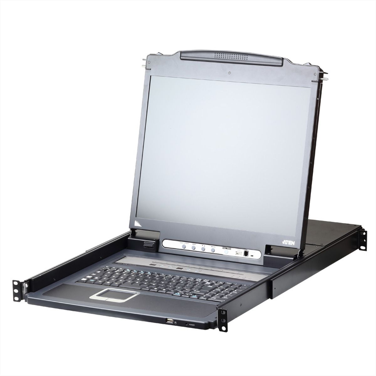 ATEN CL5708iM LCD KVM Switch Over IP, USB-PS/2,VGA , 8-Ports, CH-Layout
