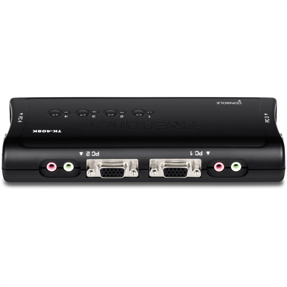 TRENDnet TK-409K KVM-switch 4-poorts USB-kit met audio