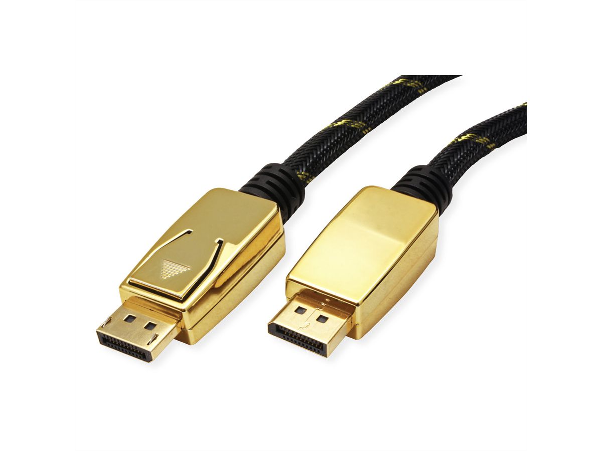 ROLINE GOLD DisplayPort Kabel, v1.4, DP M/M, 3 m