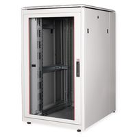 ROLINE 19-inch netwerkkast Pro 26 U, 800x1000 BxD Glazen deur grijs
