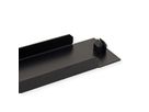 VALUE 19" Blank Panel, Snap-in, 1U, Metal, black
