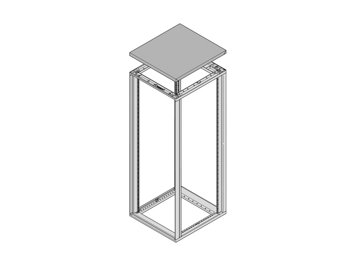 SCHROFF Novastar opzetkap, belastbaar tot 50 kg, 553W 1000D