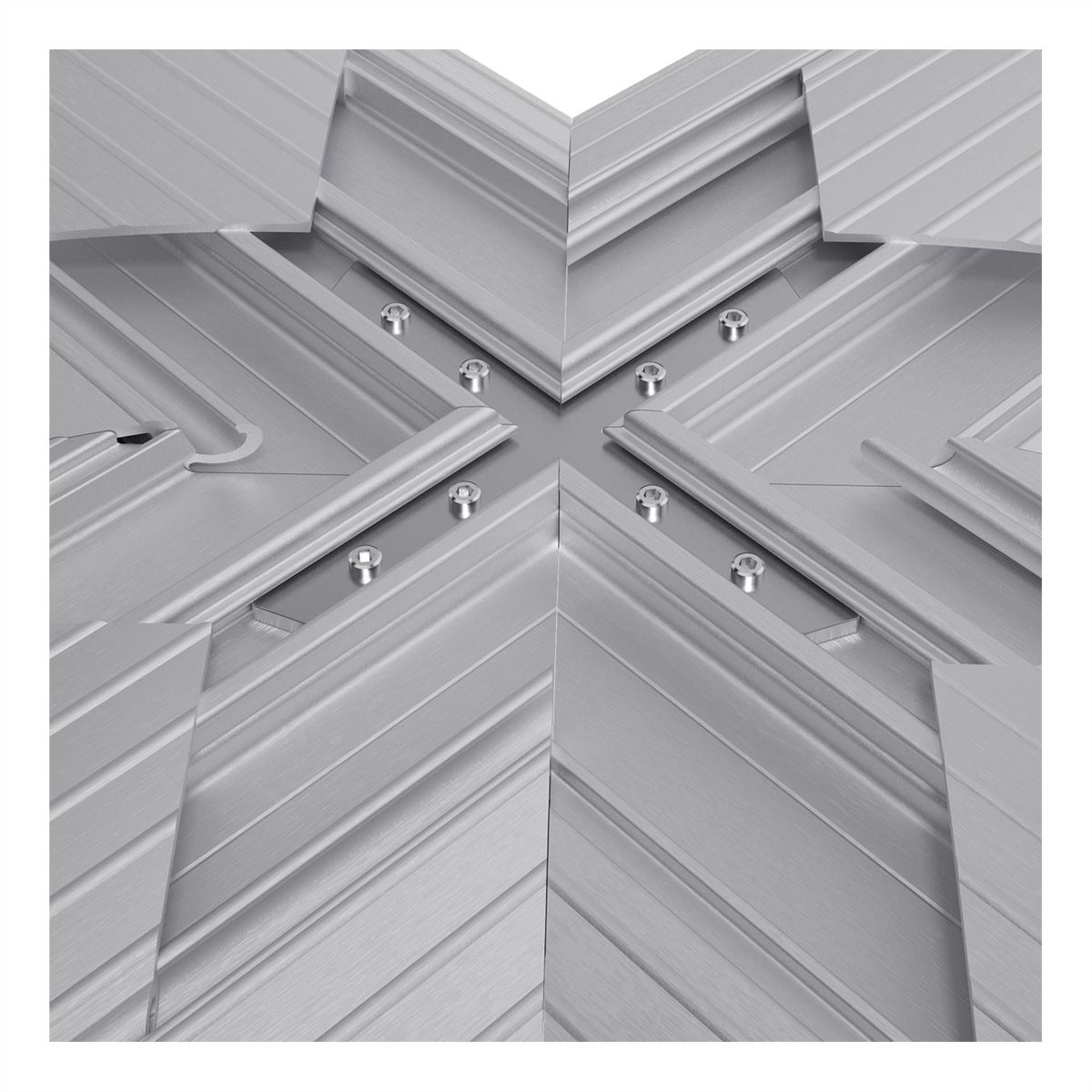 DATAFLEX Addit cable protector, cross-connection 472, silver